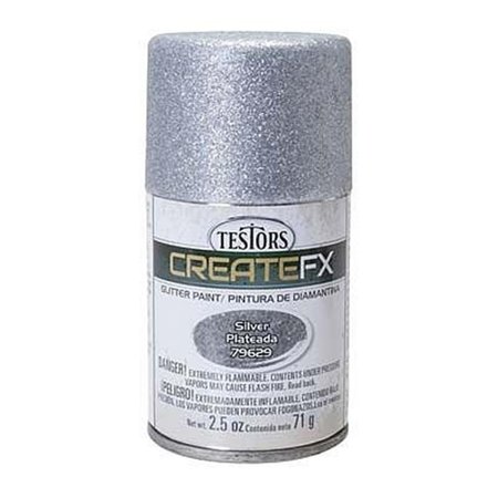 FX Glitter Silver Spray 2.5 oz Hobby & Model Enamel Paint No.79629 -  TESTOR, TES79629